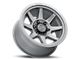 ICON Alloys Rebound SLX Charcoal 6-Lug Wheel; 17x8.5; 0mm Offset (21-24 Bronco, Excluding Raptor)