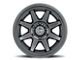 ICON Alloys Rebound SLX Satin Black 6-Lug Wheel; 17x8.5; 0mm Offset (21-24 Bronco, Excluding Raptor)
