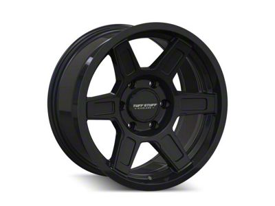 Tuff Stuff Overland Ascent Gloss Black 6-Lug Wheel; 17x8.5; 0mm Offset (16-23 Tacoma)