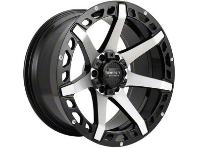 Impact Wheels 904 Gloss Black Machined 6-Lug Wheel; 20x10; -12mm Offset (16-23 Tacoma)