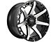 Impact Wheels 904 Gloss Black Machined 6-Lug Wheel; 20x10; -12mm Offset (10-24 4Runner)