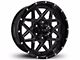 HD Off-Road Wheels Gridlock Gloss Black Milled Wheel; 20x10; -40mm Offset (05-15 Tacoma)