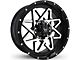 Buck Commander Gridlock Satin Black Machined Face Wheel; 20x9; -10mm Offset (05-15 Tacoma)
