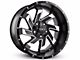 HD Off-Road Wheels SAW Gloss Black Milled Wheel; 22x10; -10mm Offset (2024 Tacoma)