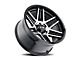 ION Wheels TYPE 147 Black Machined 6-Lug Wheel; 20x10; -19mm Offset (04-15 Titan)