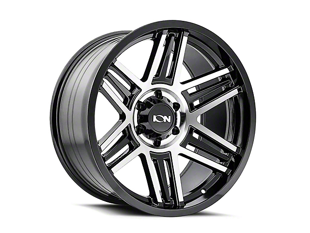 ION Wheels TYPE 147 Black Machined 6-Lug Wheel; 20x9; 0mm Offset (16-23 Titan XD)