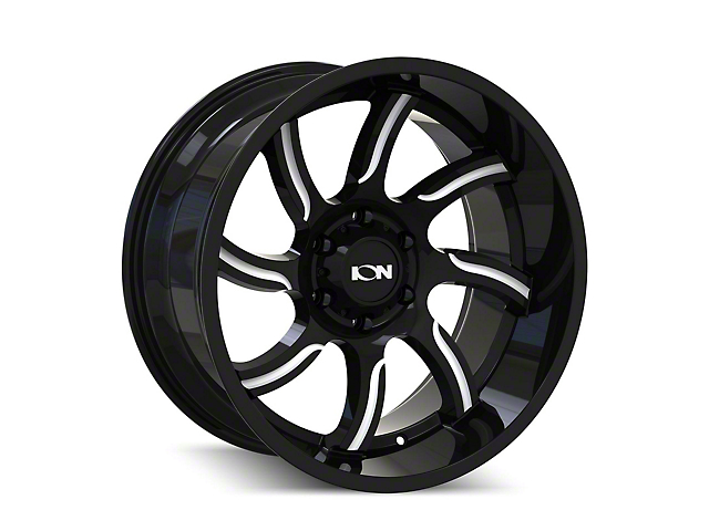 ION Wheels TYPE 151 Gloss Black Milled 6-Lug Wheel; 20x10; -19mm Offset (16-23 Titan XD)