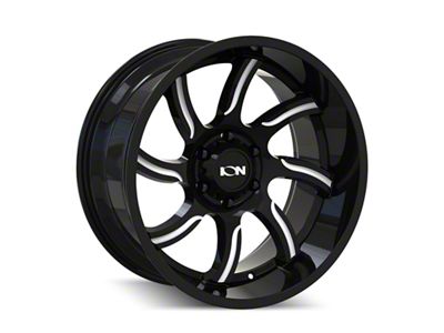 ION Wheels TYPE 151 Gloss Black Milled 6-Lug Wheel; 20x10; -19mm Offset (2024 Tacoma)