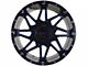 Impact Wheels 807 Gloss Black and Blue Milled 6-Lug Wheel; 20x10; -12mm Offset (17-24 Titan)