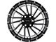 Impact Wheels 903 Gloss Black Milled 6-Lug Wheel; 20x10; -12mm Offset (21-24 Bronco, Excluding Raptor)