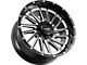 Impact Wheels 903 Gloss Black Milled 6-Lug Wheel; 20x10; -12mm Offset (21-24 Bronco, Excluding Raptor)