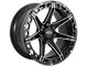 Impact Wheels 904 Gloss Black Milled 6-Lug Wheel; 20x10; -12mm Offset (03-09 4Runner)