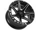 Impact Wheels 904 Gloss Black Milled 6-Lug Wheel; 20x10; -12mm Offset (16-23 Tacoma)