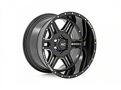 Rough Country One-Piece Series 92 Gloss Black 6-Lug Wheel; 18x9; 0mm Offset (21-23 Bronco, Excluding Raptor)