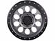 Lock Off-Road 50Cal Matte Grey with Matte Black Ring 6-Lug Wheel; 20x9; -12mm Offset (04-15 Titan)