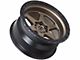 Lock Off-Road Olympus Matte Desert Bronze with Matte Black Ring 6-Lug Wheel; 17x9; -12mm Offset (16-23 Tacoma)