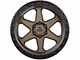 Lock Off-Road Olympus Matte Desert Bronze with Matte Black Ring 6-Lug Wheel; 17x9; -35mm Offset (16-23 Tacoma)