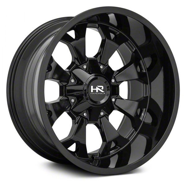 Hardrock Offroad Bronco Devastator Gloss Black 6-Lug Wheel; 22x10 ...