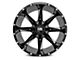 Hardrock Offroad Hardcore Gloss Black Milled 6-Lug Wheel; 20x12; -44mm Offset (17-24 Titan)