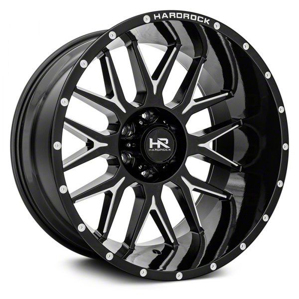 Hardrock Offroad Titan XD Affliction Xposed Gloss Black Milled 6 