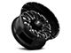 Hardrock Offroad BlackTop Xposed Gloss Black Milled 6-Lug Wheel; 20x12; -44mm Offset (16-23 Tacoma)