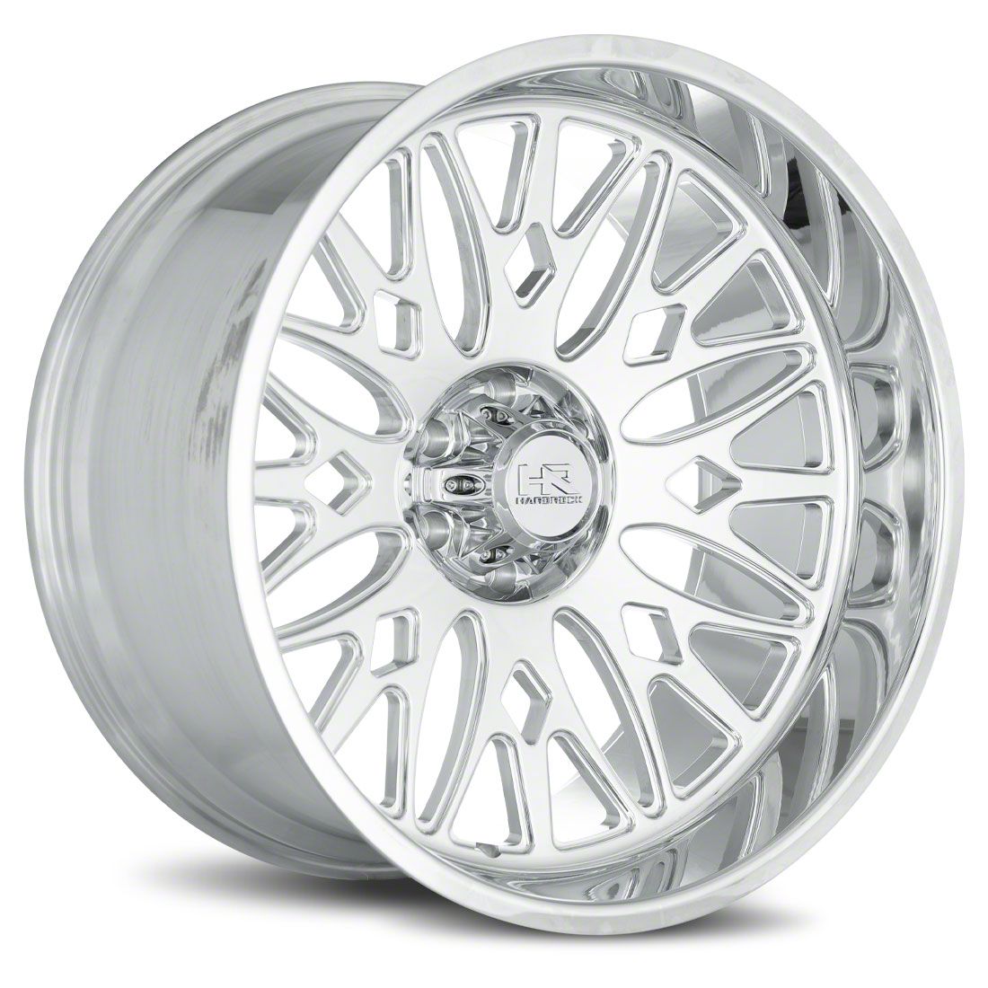 Hardrock Offroad H907 Polished 6-Lug Wheel; 24x12; -51mm Offset (17-23 Titan)