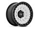 Black Rhino Barrage Gloss White on Matte Black 6-Lug Wheel; 18x9; 0mm Offset (04-15 Titan)