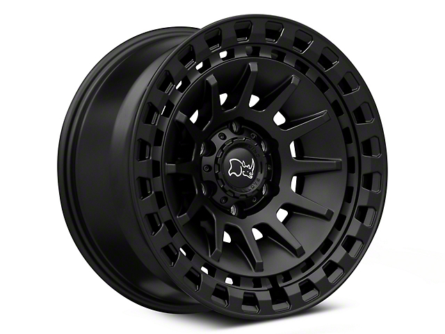 Black Rhino Barrage Matte Black 6-Lug Wheel; 18x9; 0mm Offset (17-23 Titan)