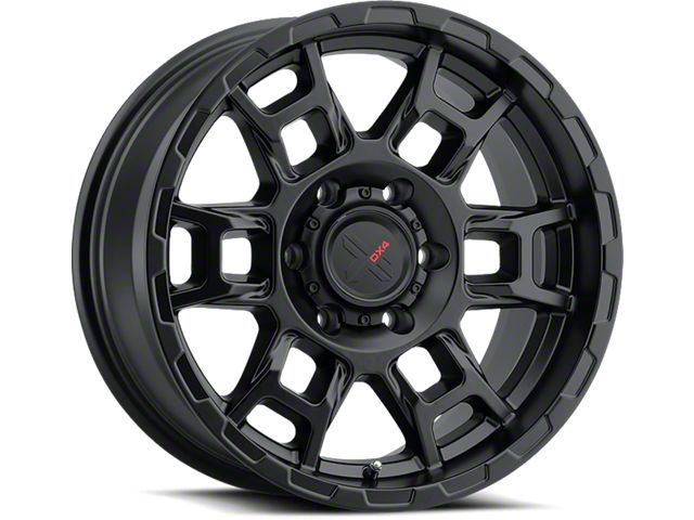 DX4 Wheels Beast Flat Black 6-Lug Wheel; 17x8.5; -18mm Offset (16-23 Tacoma)