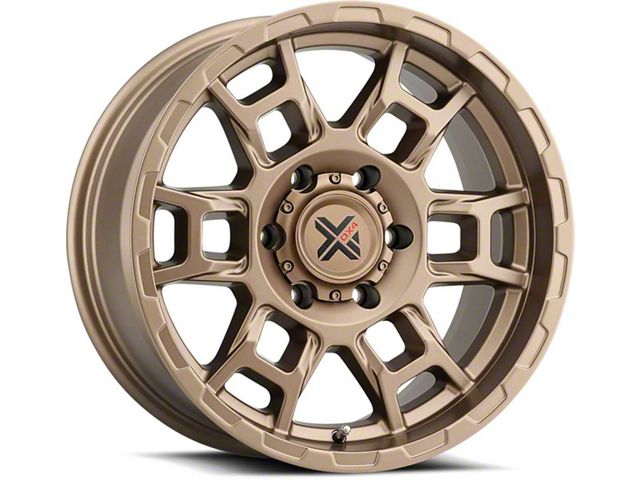 DX4 Wheels Beast Frozen Bronze 6-Lug Wheel; 17x8.5; 0mm Offset (16-23 Tacoma)