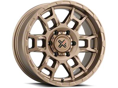 DX4 Wheels Beast Frozen Bronze 6-Lug Wheel; 17x8.5; -18mm Offset (05-15 Tacoma)