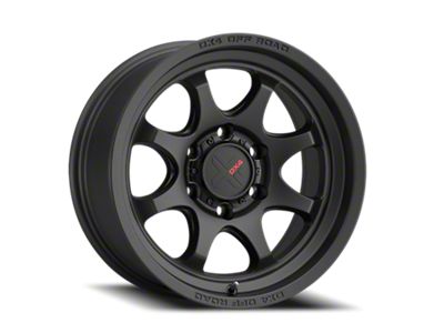 DX4 Wheels Rhino Flat Black 6-Lug Wheel; 17x8.5; -18mm Offset (05-15 Tacoma)