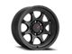 DX4 Wheels Rhino Flat Black 6-Lug Wheel; 17x8.5; -18mm Offset (03-09 4Runner)