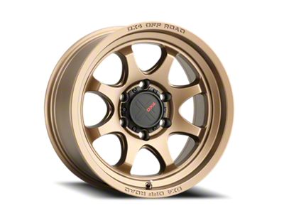 DX4 Wheels Rhino Frozen Bronze 6-Lug Wheel; 17x8.5; 0mm Offset (16-23 Tacoma)