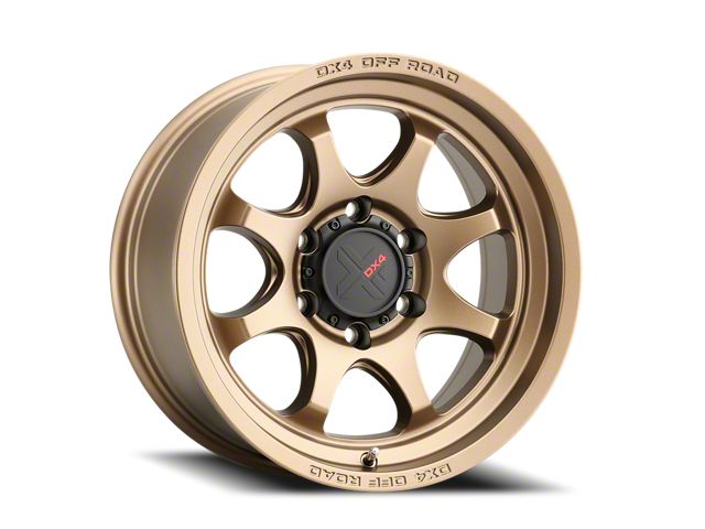 DX4 Wheels Rhino Frozen Bronze 6-Lug Wheel; 17x8.5; -18mm Offset (16-23 Tacoma)