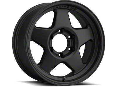 DX4 Wheels Rover Flat Black 6-Lug Wheel; 17x8.5; 0mm Offset (16-23 Tacoma)