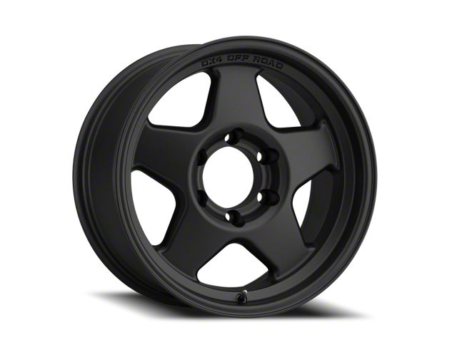 DX4 Wheels Rover Flat Black 6-Lug Wheel; 17x8.5; -18mm Offset (05-15 Tacoma)
