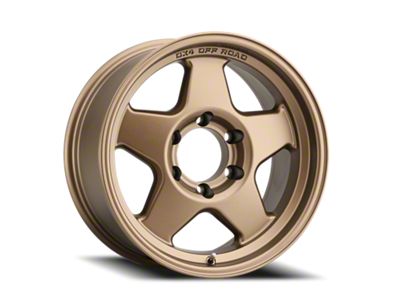 DX4 Wheels Rover Frozen Bronze 6-Lug Wheel; 17x8.5; 0mm Offset (2024 Tacoma)