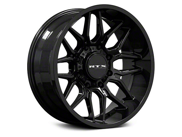 RTX Offroad Wheels Claw Gloss Black 6-Lug Wheel; 18x9; -12mm Offset (17-23 Titan)