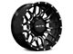 RTX Offroad Wheels Claw Gloss Black Milled with Rivets 6-Lug Wheel; 18x9; -12mm Offset (03-09 4Runner)