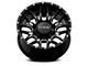 RTX Offroad Wheels Claw Gloss Black Milled with Rivets 6-Lug Wheel; 18x9; -12mm Offset (03-09 4Runner)