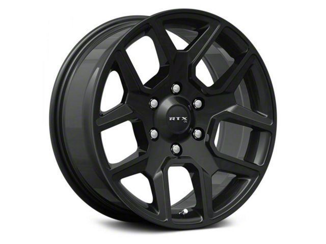 RTX Offroad Wheels Dallas Satin Black 6-Lug Wheel; 18x8; 18mm Offset (04-15 Titan)