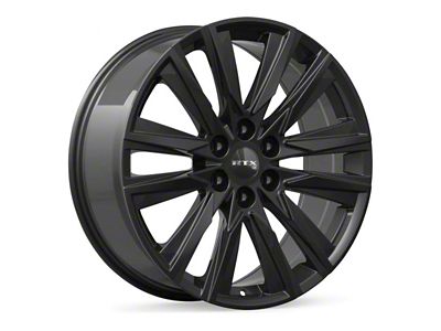 RTX Offroad Wheels GM-01 Gloss Black 6-Lug Wheel; 20x9; 25mm Offset (21-24 Bronco, Excluding Raptor)