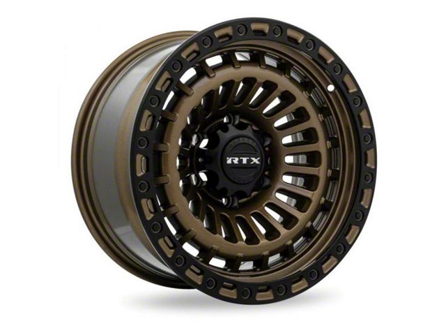 RTX Offroad Wheels Moab Bronze with Satin Black Lip 6-Lug Wheel; 18x9; 0mm Offset (03-09 4Runner)