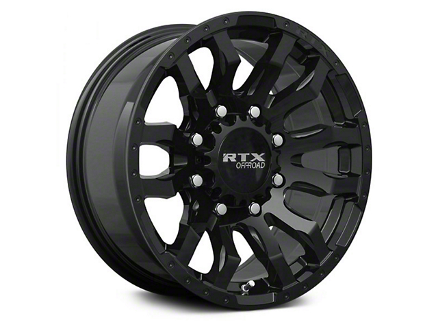 RTX Offroad Wheels Patton Gloss Black 6-Lug Wheel; 18x9; 10mm Offset (04-15 Titan)