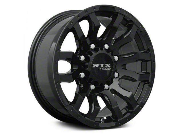 RTX Offroad Wheels Patton Gloss Black 6-Lug Wheel; 18x9; 10mm Offset (03-09 4Runner)