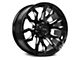 RTX Offroad Wheels Patton Gloss Black Milled Spoke 6-Lug Wheel; 18x9; 10mm Offset (22-24 Tundra)