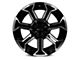 RTX Offroad Wheels Peak Gloss Black Machined 6-Lug Wheel; 22x10; -18mm Offset (03-09 4Runner)