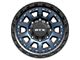 RTX Offroad Wheels Titan Midnight Blue with Black Lip 6-Lug Wheel; 18x9; 0mm Offset (21-24 Bronco, Excluding Raptor)