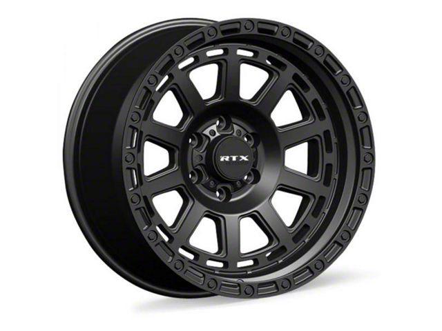RTX Offroad Wheels Titan Satin Black 6-Lug Wheel; 18x9; 0mm Offset (03-09 4Runner)